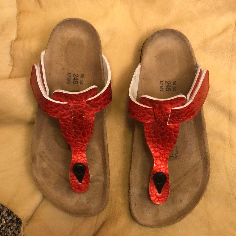 Birkenstock “Birkis” thong sandals
